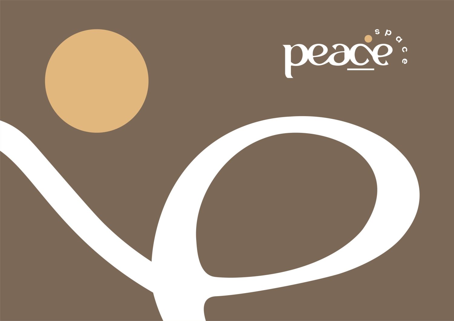 ตัวอย่าง ออกแบบแบรนด์แบบมีกลยุทธ์ CORPORATE IDENTITY & BRANDING CONCEPT DESIGN PEACE SPACE — project image 1