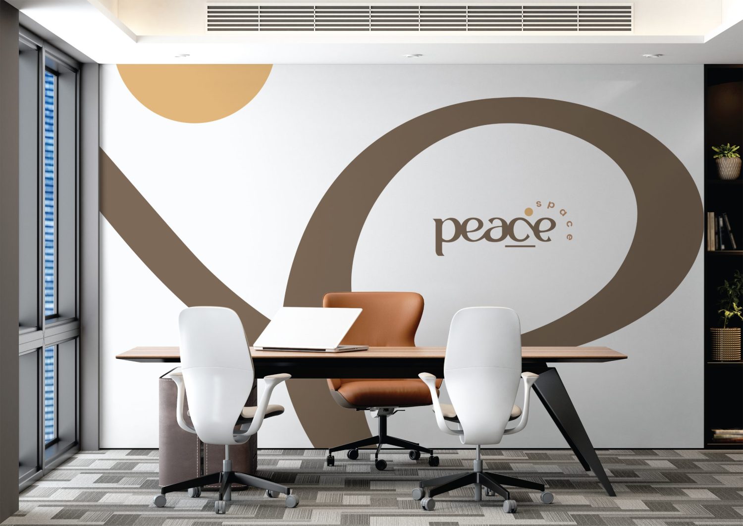 ตัวอย่าง ออกแบบแบรนด์แบบมีกลยุทธ์ CORPORATE IDENTITY & BRANDING CONCEPT DESIGN PEACE SPACE — project image 26