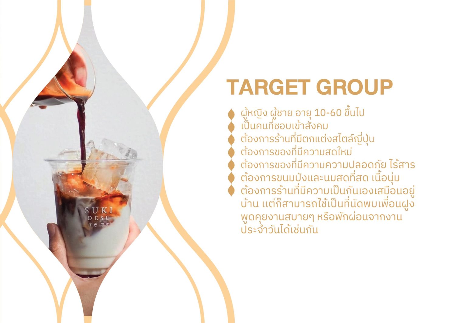 ตัวอย่าง ออกแบบแบรนด์แบบมีกลยุทธ์ CORPORATE IDENTITY & BRANDING CONCEPT DESIGN SUKI DESU — ภาพผลงาน 5