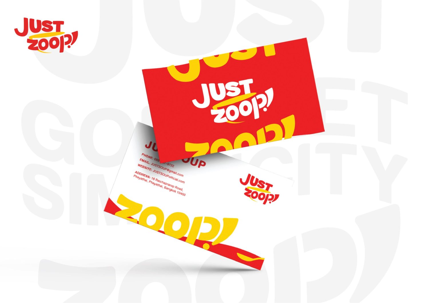 ตัวอย่าง ออกแบบแบรนด์แบบมีกลยุทธ์ CORPORATE IDENTITY & BRANDING CONCEPT DESIGN JUSTZOOP — ภาพผลงาน 25