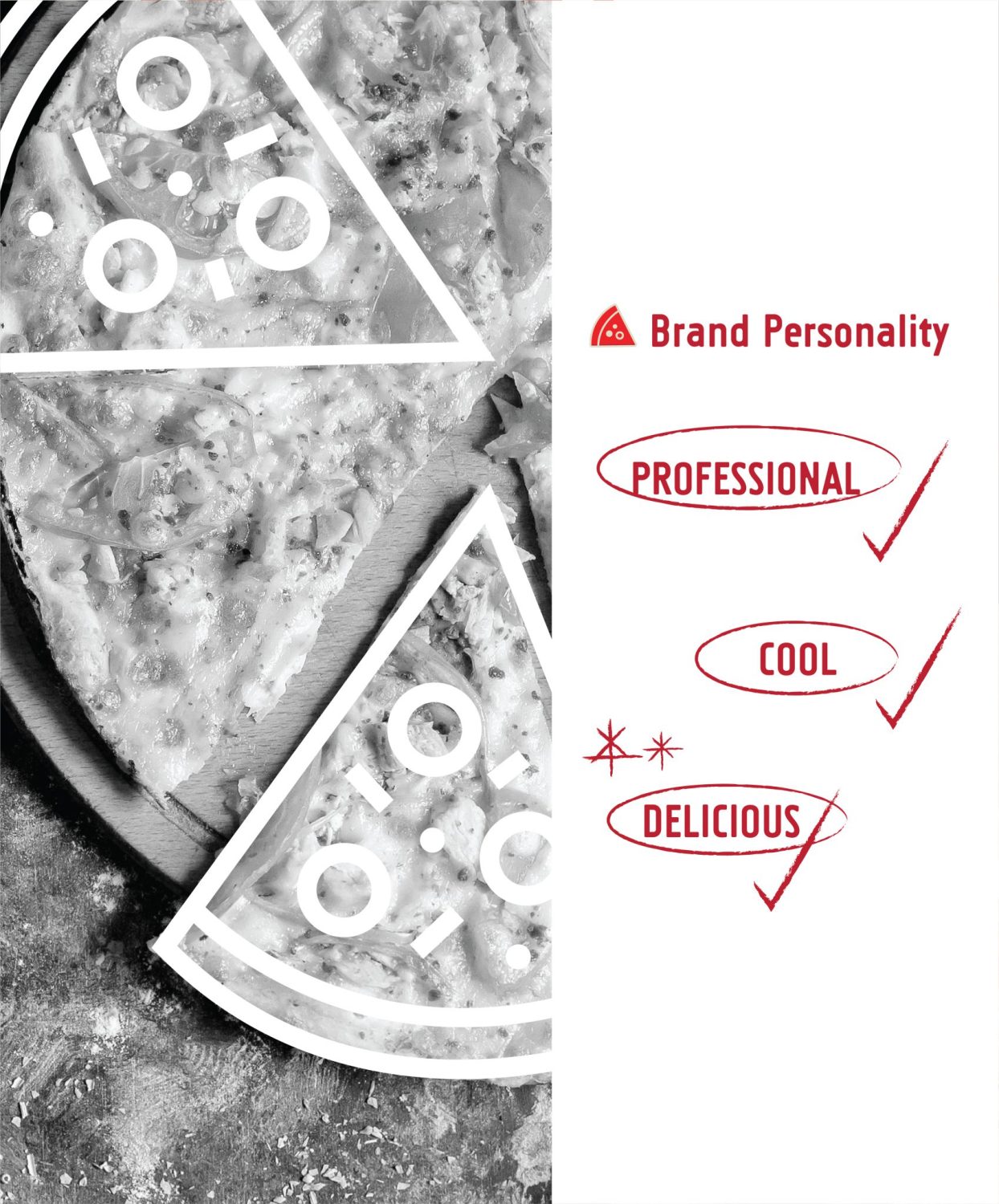 ตัวอย่าง ออกแบบแบรนด์แบบมีกลยุทธ์ CORPORATE IDENTITY & BRANDING CONCEPT DESIGN ANNIE’S PIZZA — ภาพผลงาน 4