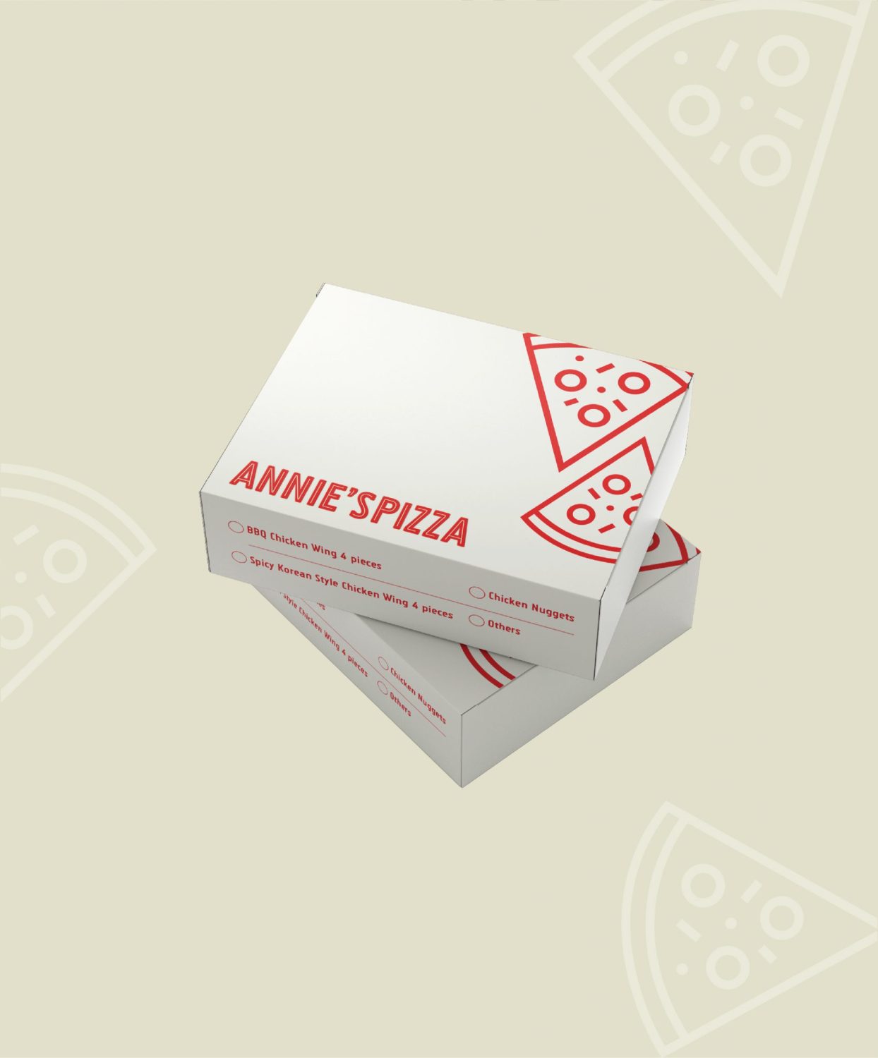 ตัวอย่าง ออกแบบแบรนด์แบบมีกลยุทธ์ CORPORATE IDENTITY & BRANDING CONCEPT DESIGN ANNIE’S PIZZA — ภาพผลงาน 26