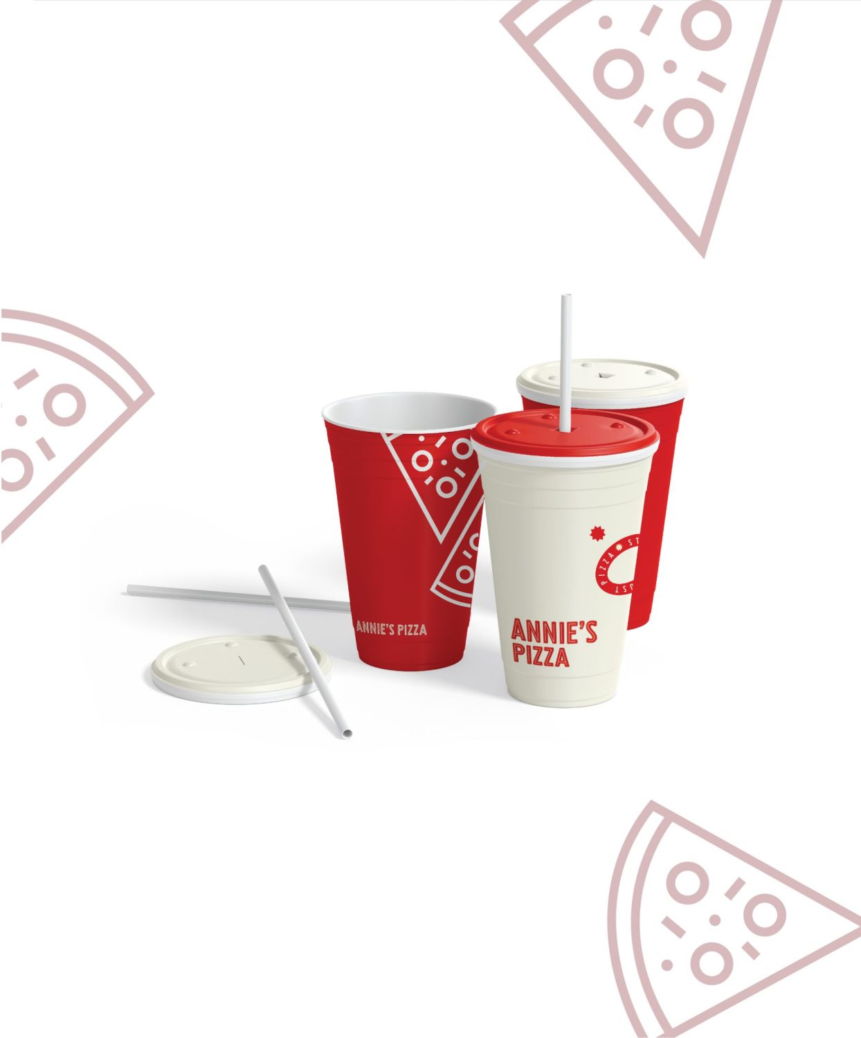 ตัวอย่าง ออกแบบแบรนด์แบบมีกลยุทธ์ CORPORATE IDENTITY & BRANDING CONCEPT DESIGN ANNIE’S PIZZA — ภาพผลงาน 27