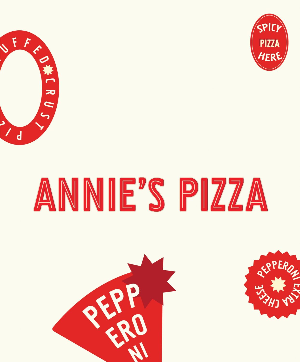 ตัวอย่าง ออกแบบแบรนด์แบบมีกลยุทธ์ CORPORATE IDENTITY & BRANDING CONCEPT DESIGN ANNIE’S PIZZA