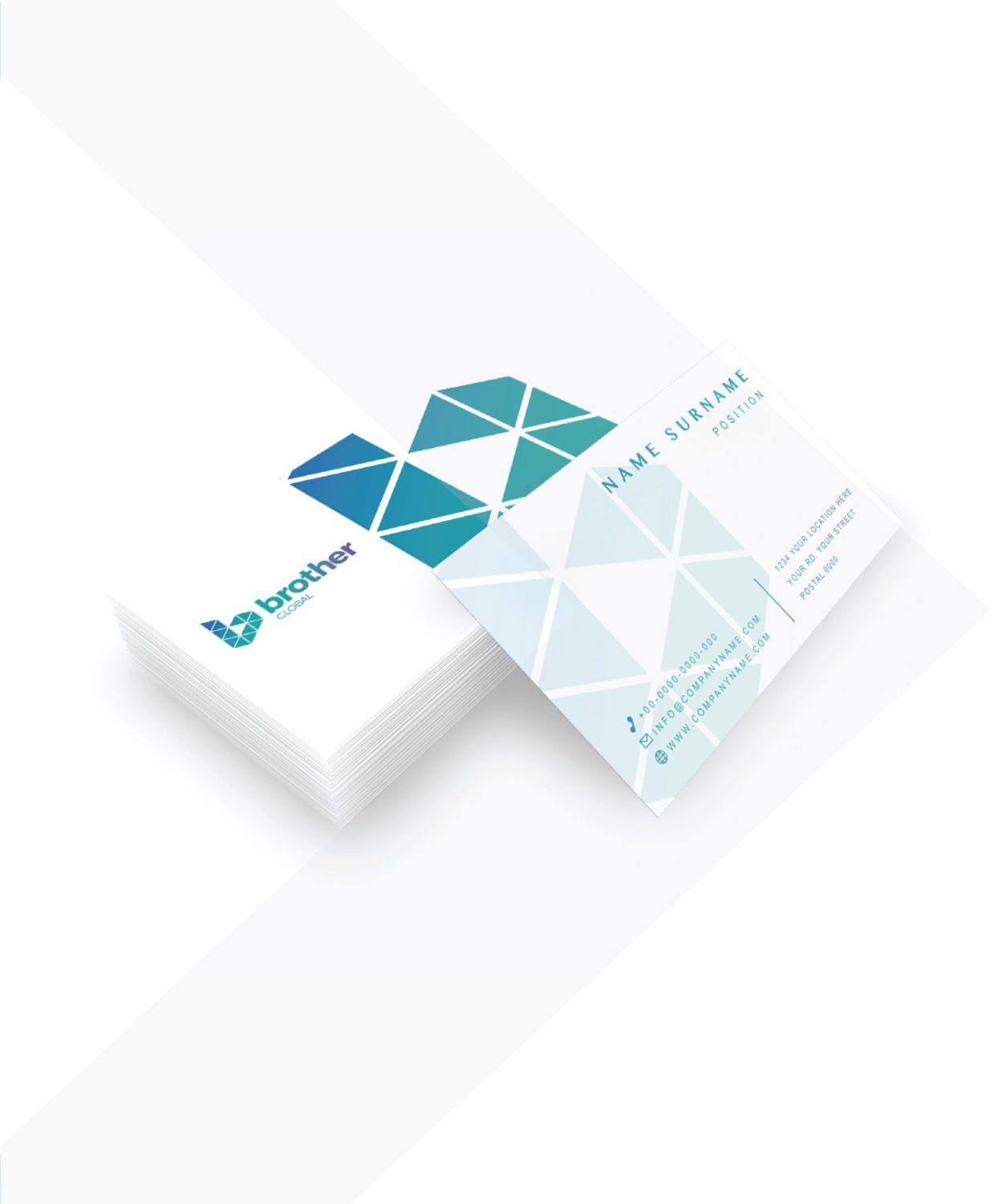 ตัวอย่าง ออกแบบแบรนด์แบบมีกลยุทธ์ CORPORATE IDENTITY & BRANDING CONCEPT DESIGN BROTHER GLOBAL — ภาพผลงาน 18