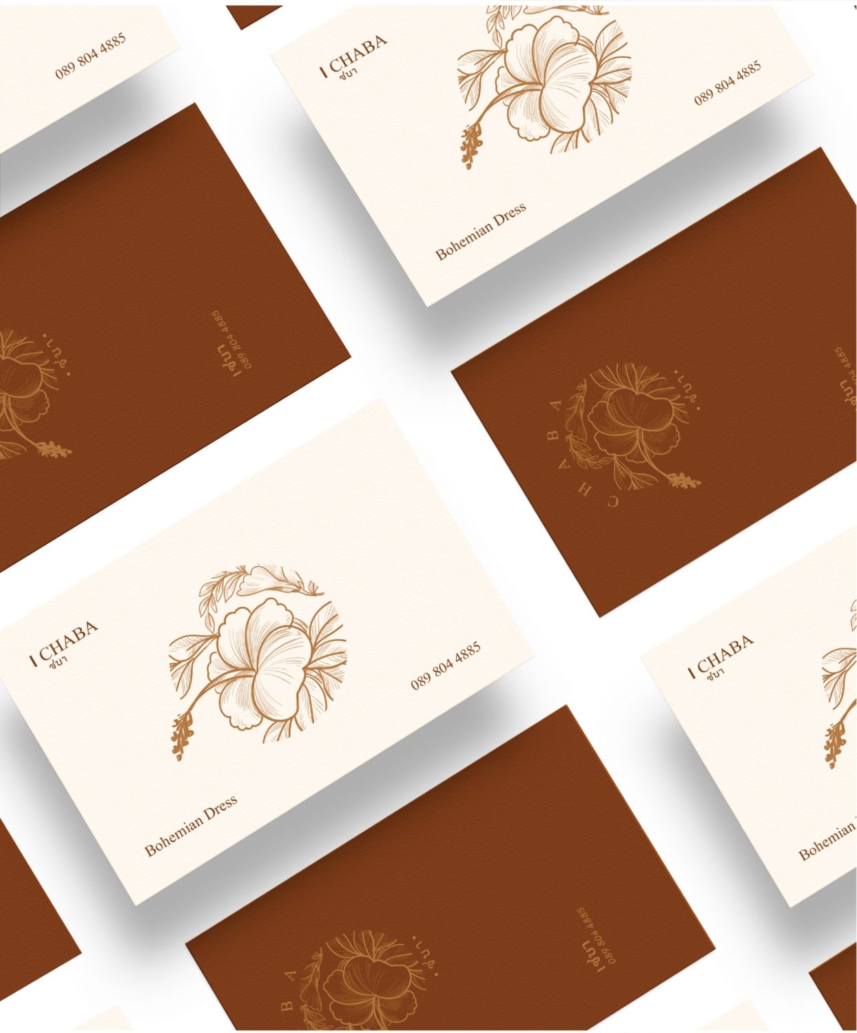 ตัวอย่าง ออกแบบแบรนด์แบบมีกลยุทธ์ CORPORATE IDENTITY & BRANDING CONCEPT DESIGN CHABA — project image 21