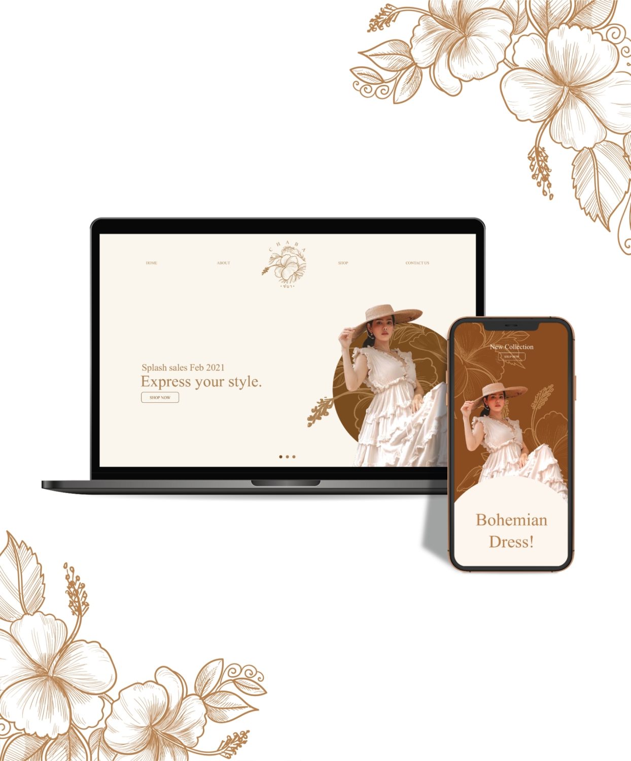 ตัวอย่าง ออกแบบแบรนด์แบบมีกลยุทธ์ CORPORATE IDENTITY & BRANDING CONCEPT DESIGN CHABA — project image 24