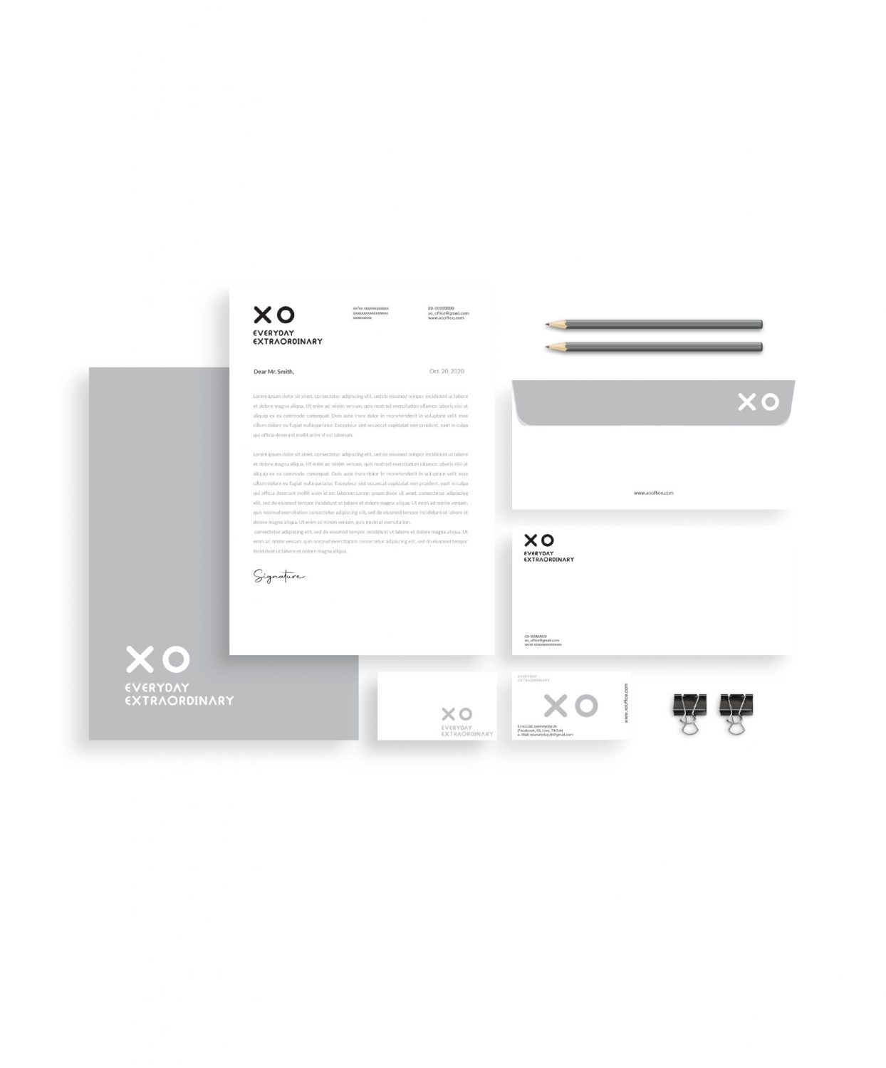 ตัวอย่าง ออกแบบแบรนด์แบบมีกลยุทธ์ CORPORATE IDENTITY & BRANDING CONCEPT DESIGN XO — project image 9