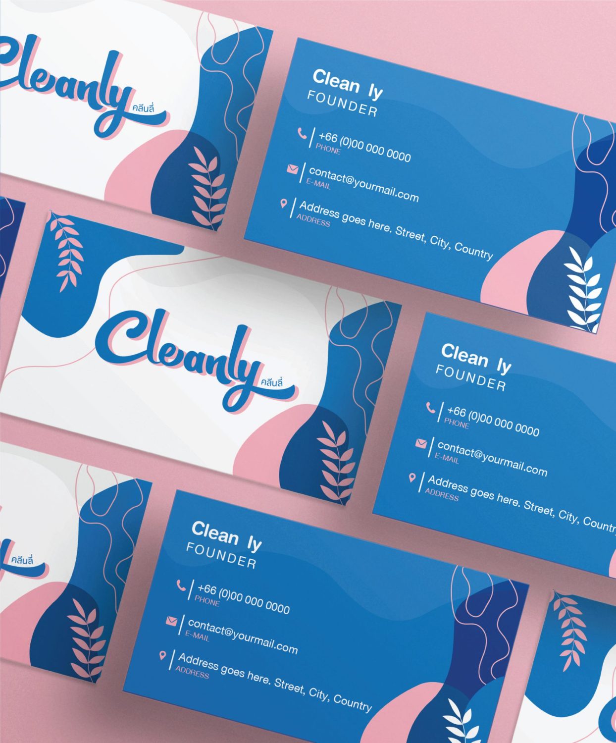 ตัวอย่าง ออกแบบแบรนด์แบบมีกลยุทธ์ CORPORATE IDENTITY & BRANDING CONCEPT DESIGN CLEANLY — ภาพผลงาน 21