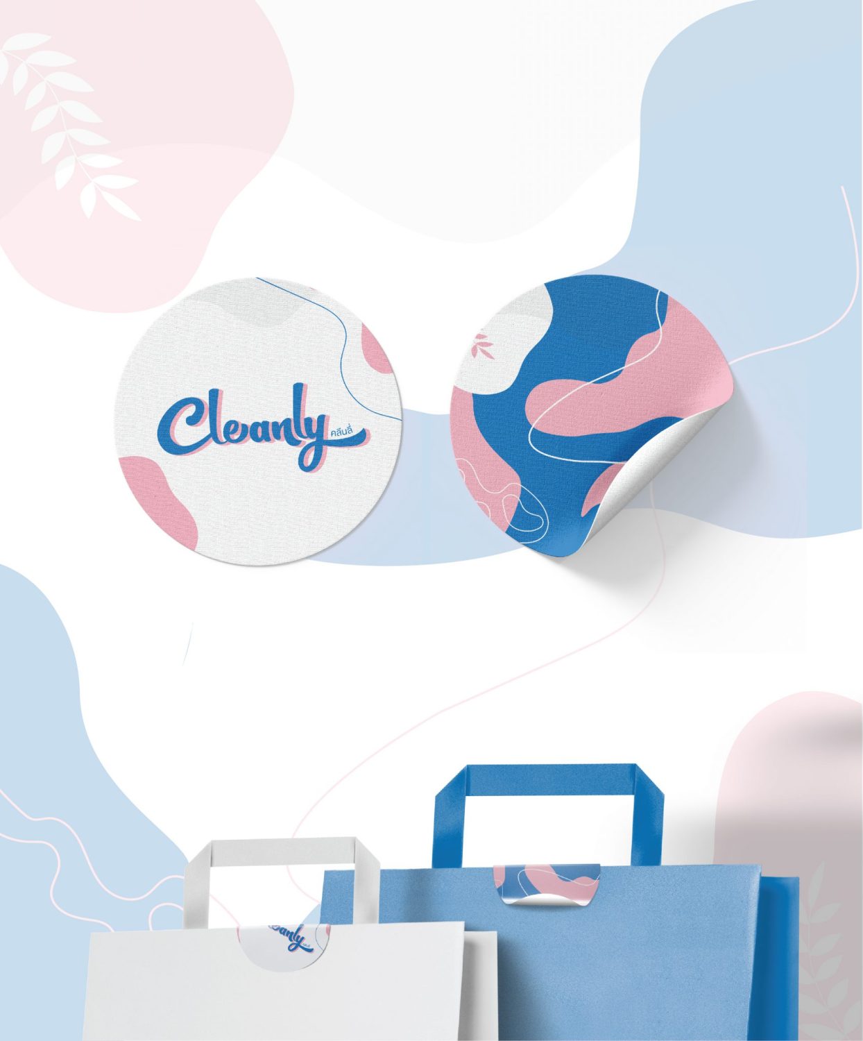 ตัวอย่าง ออกแบบแบรนด์แบบมีกลยุทธ์ CORPORATE IDENTITY & BRANDING CONCEPT DESIGN CLEANLY — ภาพผลงาน 28