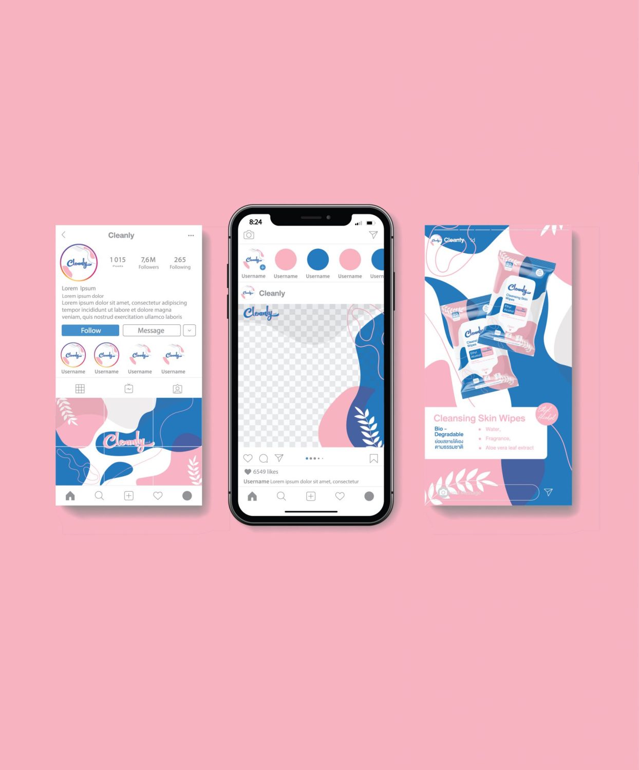 ตัวอย่าง ออกแบบแบรนด์แบบมีกลยุทธ์ CORPORATE IDENTITY & BRANDING CONCEPT DESIGN CLEANLY — ภาพผลงาน 34