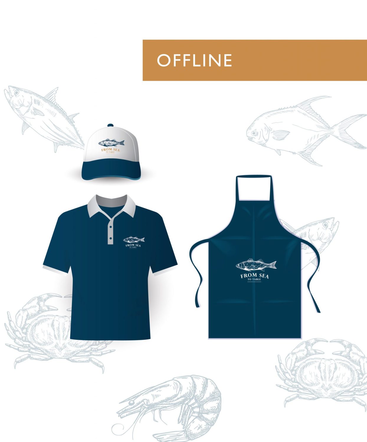 ตัวอย่าง ออกแบบแบรนด์แบบมีกลยุทธ์ CORPORATE IDENTITY & BRANDING CONCEPT DESIGN FROM SEA TO TABLE — project image 13
