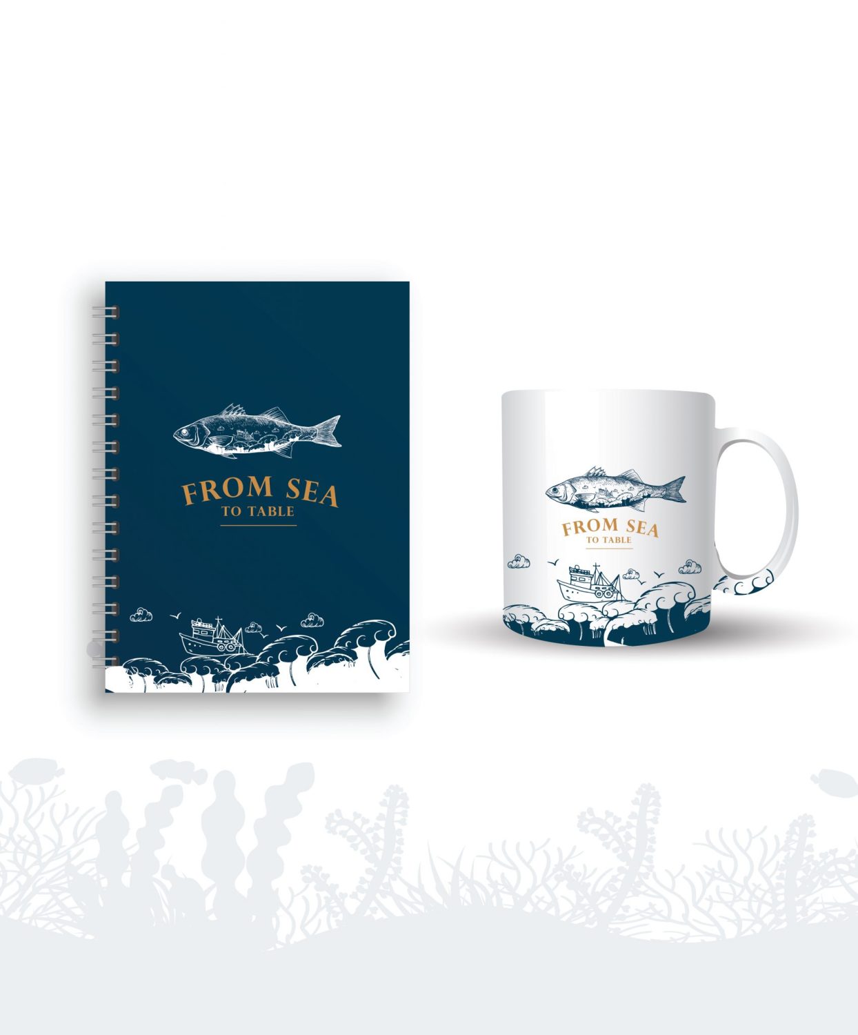 ตัวอย่าง ออกแบบแบรนด์แบบมีกลยุทธ์ CORPORATE IDENTITY & BRANDING CONCEPT DESIGN FROM SEA TO TABLE — project image 14