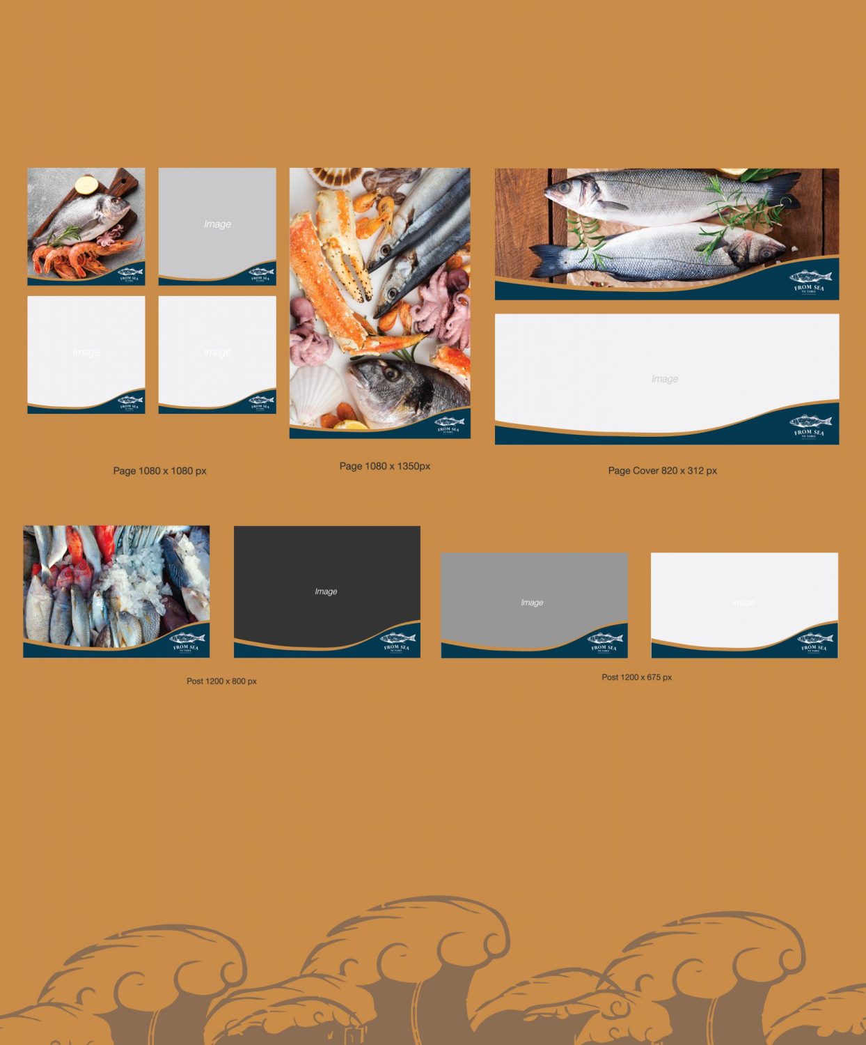 ตัวอย่าง ออกแบบแบรนด์แบบมีกลยุทธ์ CORPORATE IDENTITY & BRANDING CONCEPT DESIGN FROM SEA TO TABLE — project image 20
