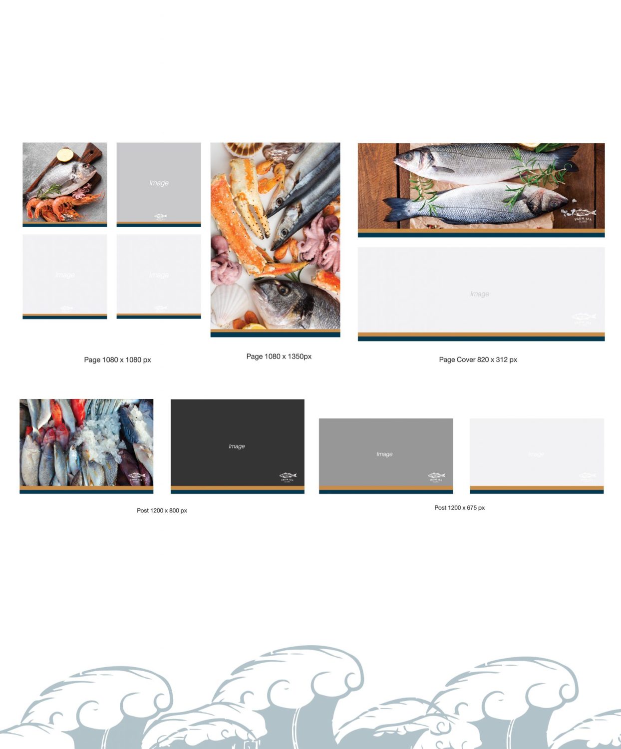 ตัวอย่าง ออกแบบแบรนด์แบบมีกลยุทธ์ CORPORATE IDENTITY & BRANDING CONCEPT DESIGN FROM SEA TO TABLE — project image 21