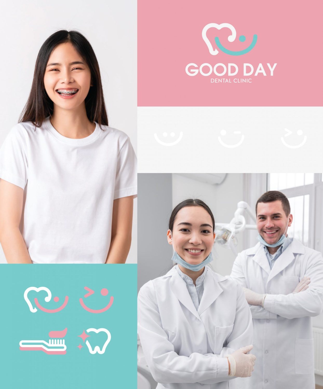 ตัวอย่าง ออกแบบแบรนด์แบบมีกลยุทธ์ CORPORATE IDENTITY & BRANDING CONCEPT DESIGN GOODDAY CLINIC — project image 15