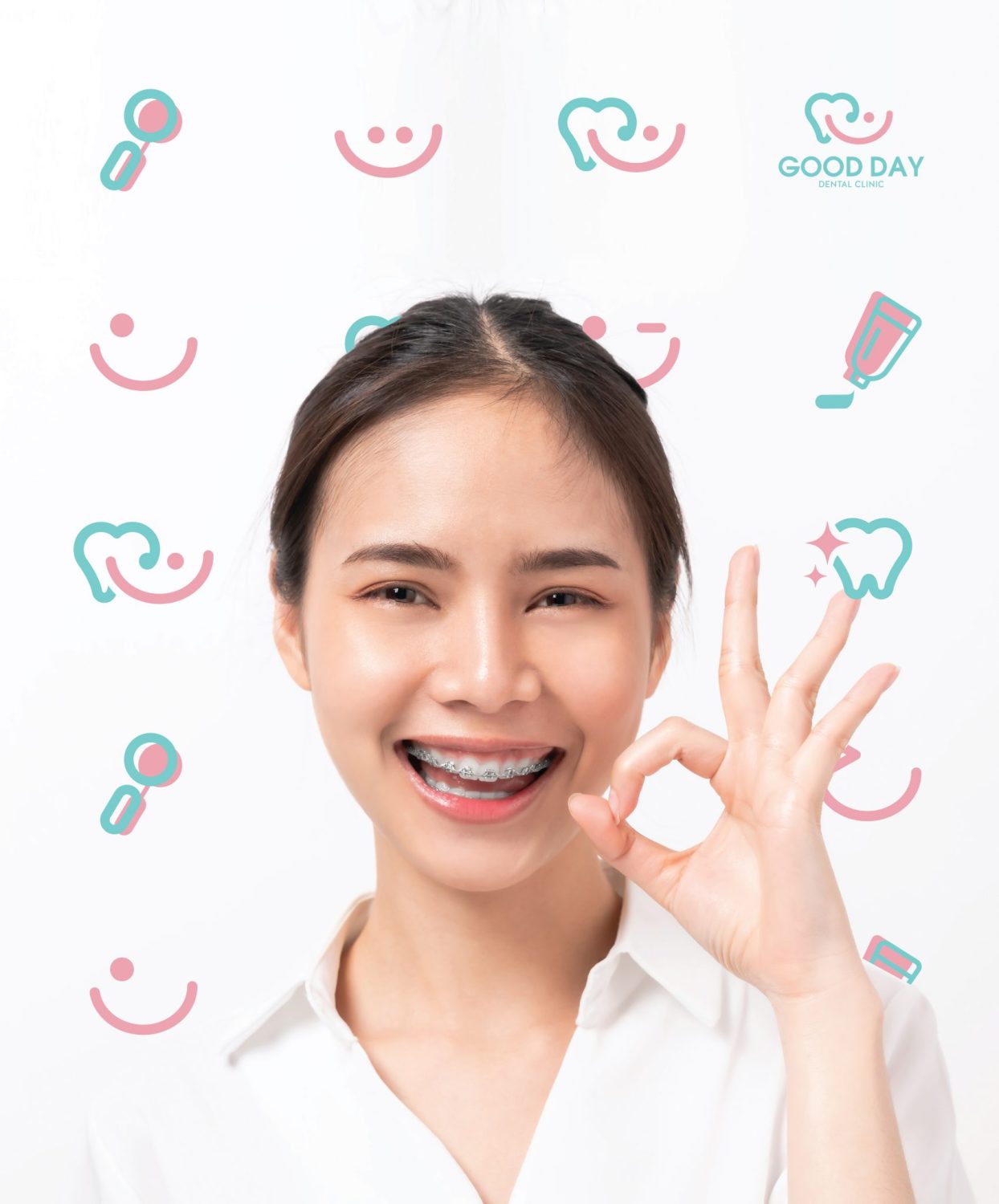 ตัวอย่าง ออกแบบแบรนด์แบบมีกลยุทธ์ CORPORATE IDENTITY & BRANDING CONCEPT DESIGN GOODDAY CLINIC — project image 16
