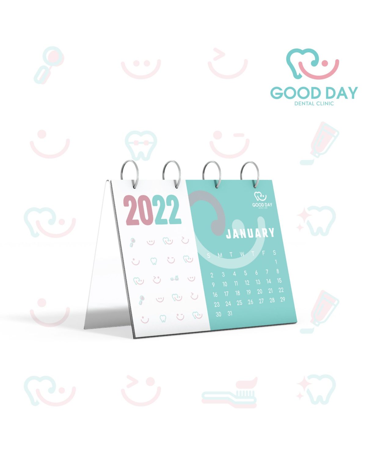 ตัวอย่าง ออกแบบแบรนด์แบบมีกลยุทธ์ CORPORATE IDENTITY & BRANDING CONCEPT DESIGN GOODDAY CLINIC — project image 28