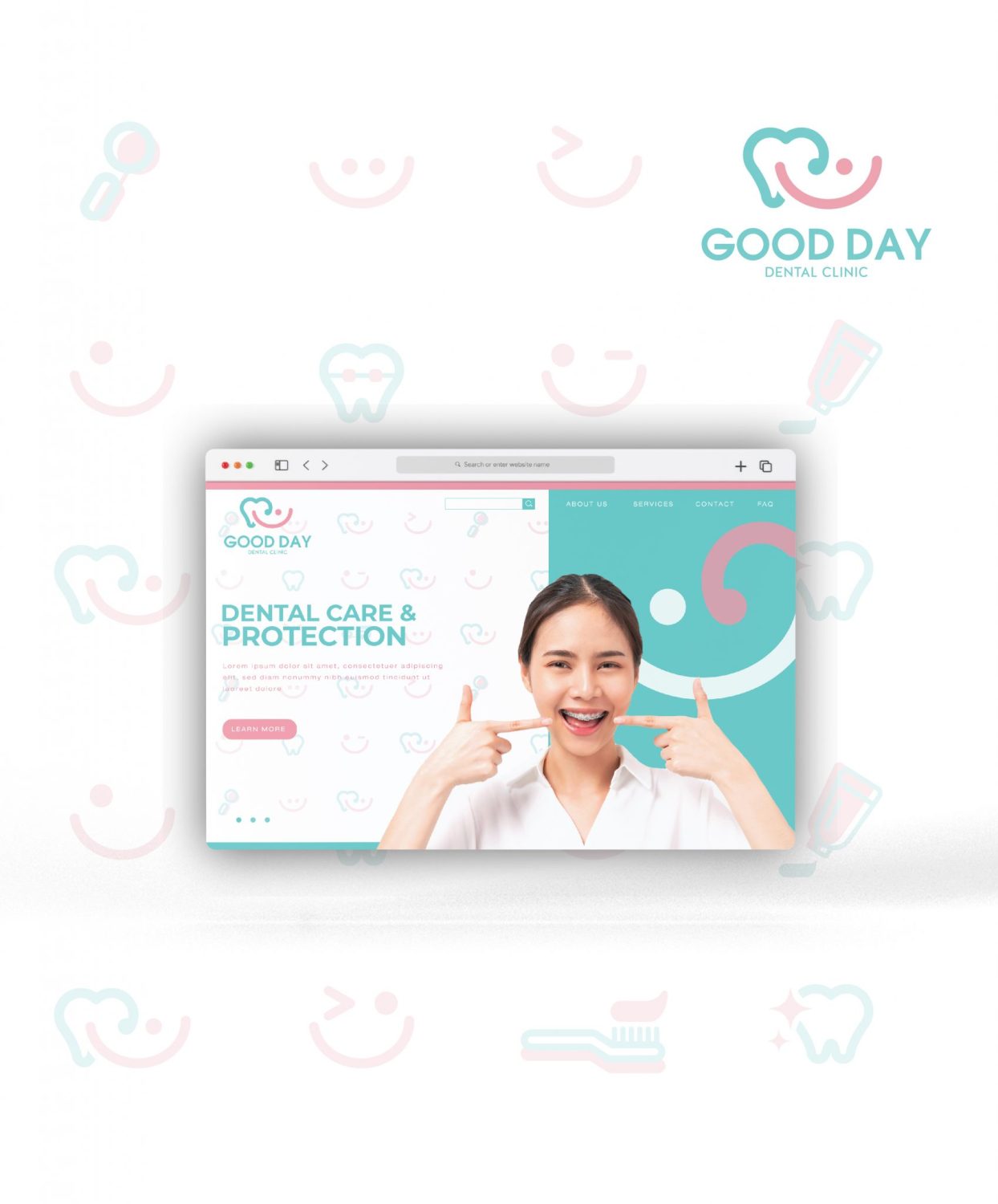 ตัวอย่าง ออกแบบแบรนด์แบบมีกลยุทธ์ CORPORATE IDENTITY & BRANDING CONCEPT DESIGN GOODDAY CLINIC — project image 30