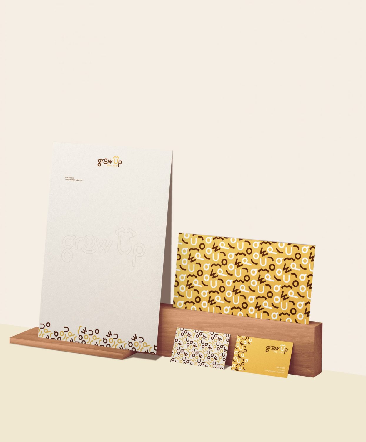 ตัวอย่าง ออกแบบแบรนด์แบบมีกลยุทธ์ CORPORATE IDENTITY & BRANDING CONCEPT DESIGN GROWUP — ภาพผลงาน 11