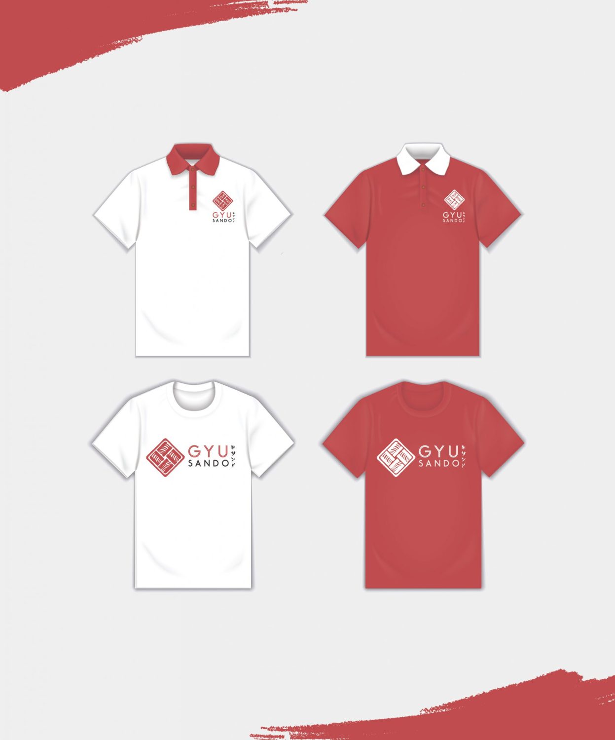ตัวอย่าง ออกแบบแบรนด์แบบมีกลยุทธ์ CORPORATE IDENTITY & BRANDING CONCEPT DESIGN GYU SANDO — ภาพผลงาน 22