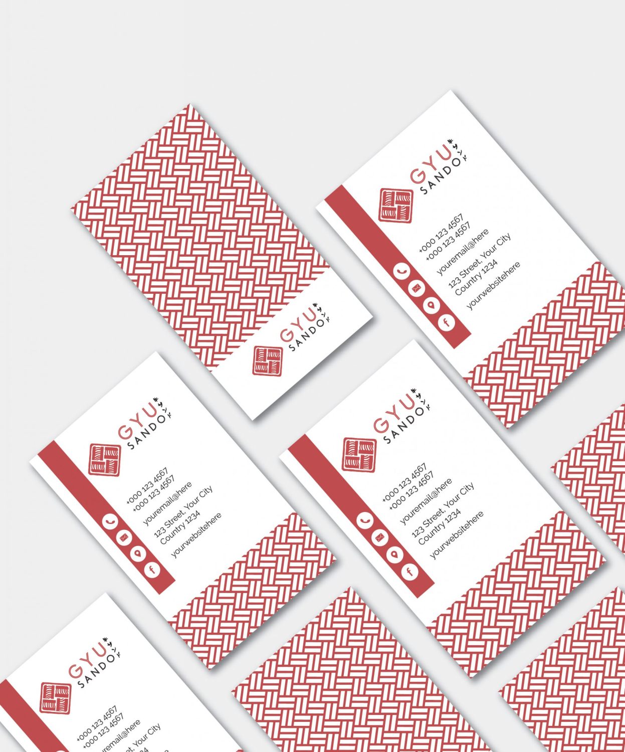 ตัวอย่าง ออกแบบแบรนด์แบบมีกลยุทธ์ CORPORATE IDENTITY & BRANDING CONCEPT DESIGN GYU SANDO — ภาพผลงาน 26
