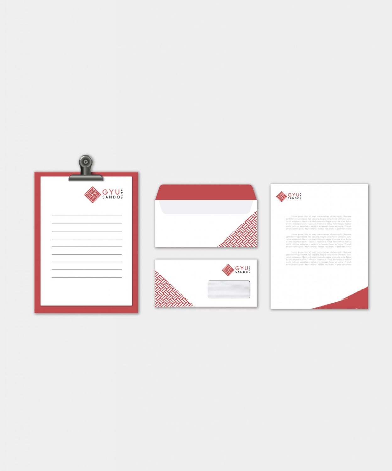 ตัวอย่าง ออกแบบแบรนด์แบบมีกลยุทธ์ CORPORATE IDENTITY & BRANDING CONCEPT DESIGN GYU SANDO — ภาพผลงาน 27