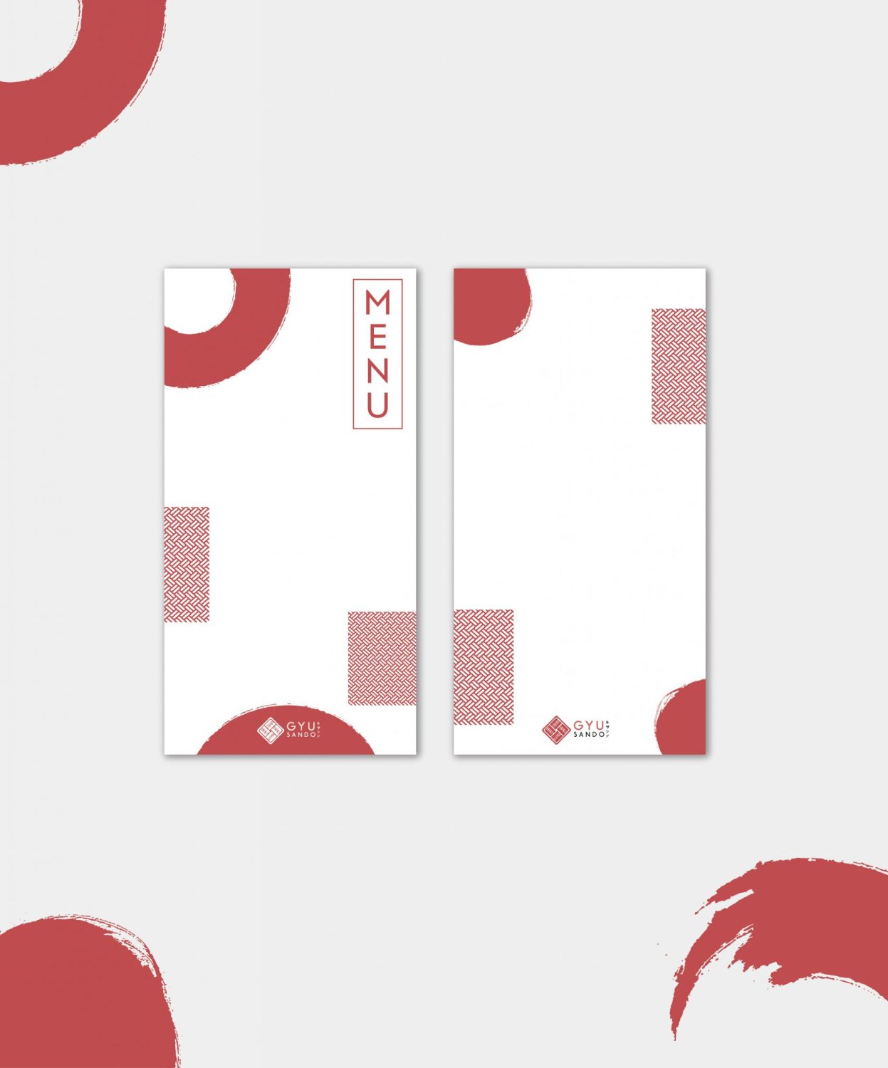 ตัวอย่าง ออกแบบแบรนด์แบบมีกลยุทธ์ CORPORATE IDENTITY & BRANDING CONCEPT DESIGN GYU SANDO — ภาพผลงาน 30