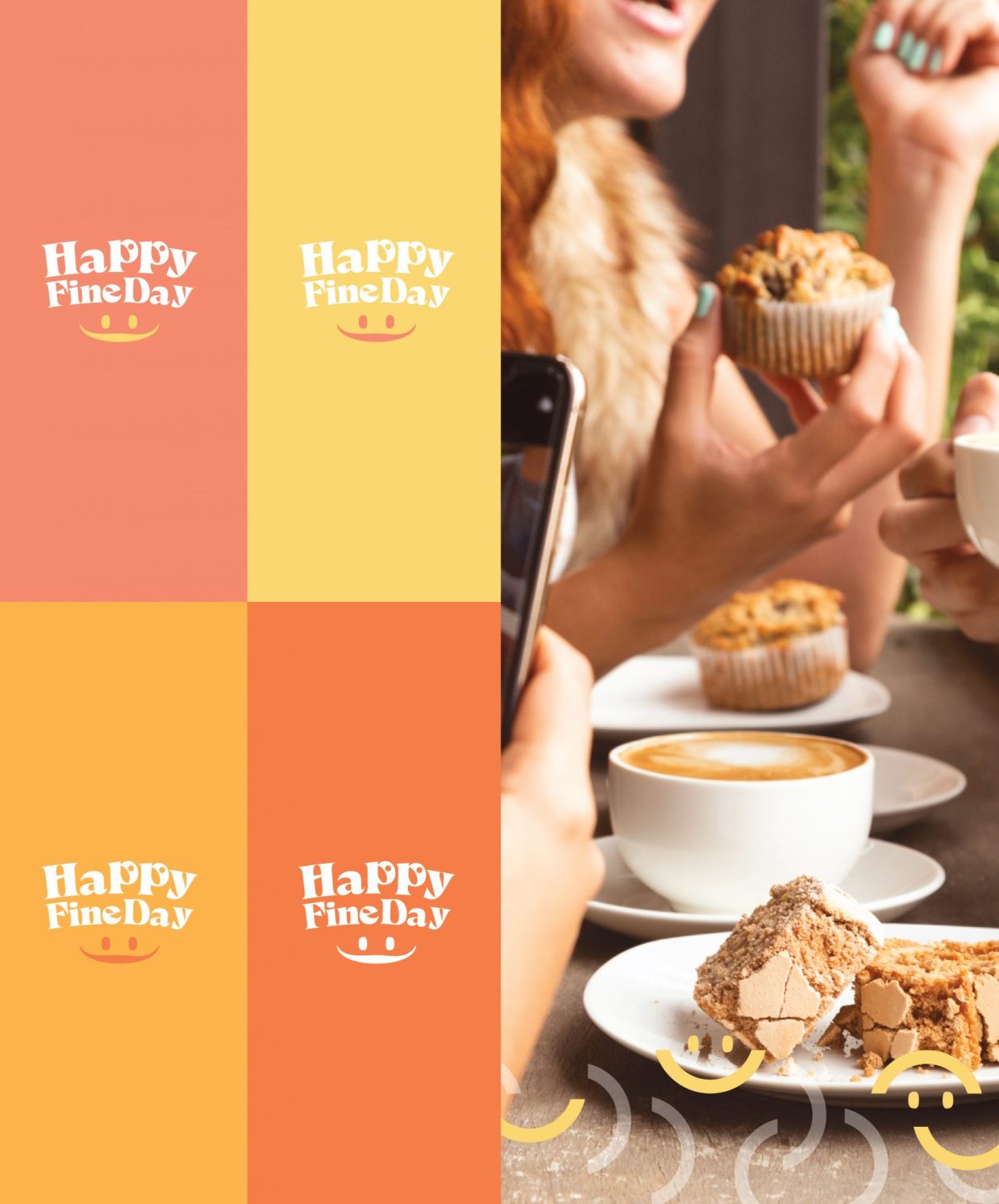 ตัวอย่าง ออกแบบแบรนด์แบบมีกลยุทธ์ CORPORATE IDENTITY & BRANDING CONCEPT DESIGN HAPPY FINEDAY — ภาพผลงาน 8