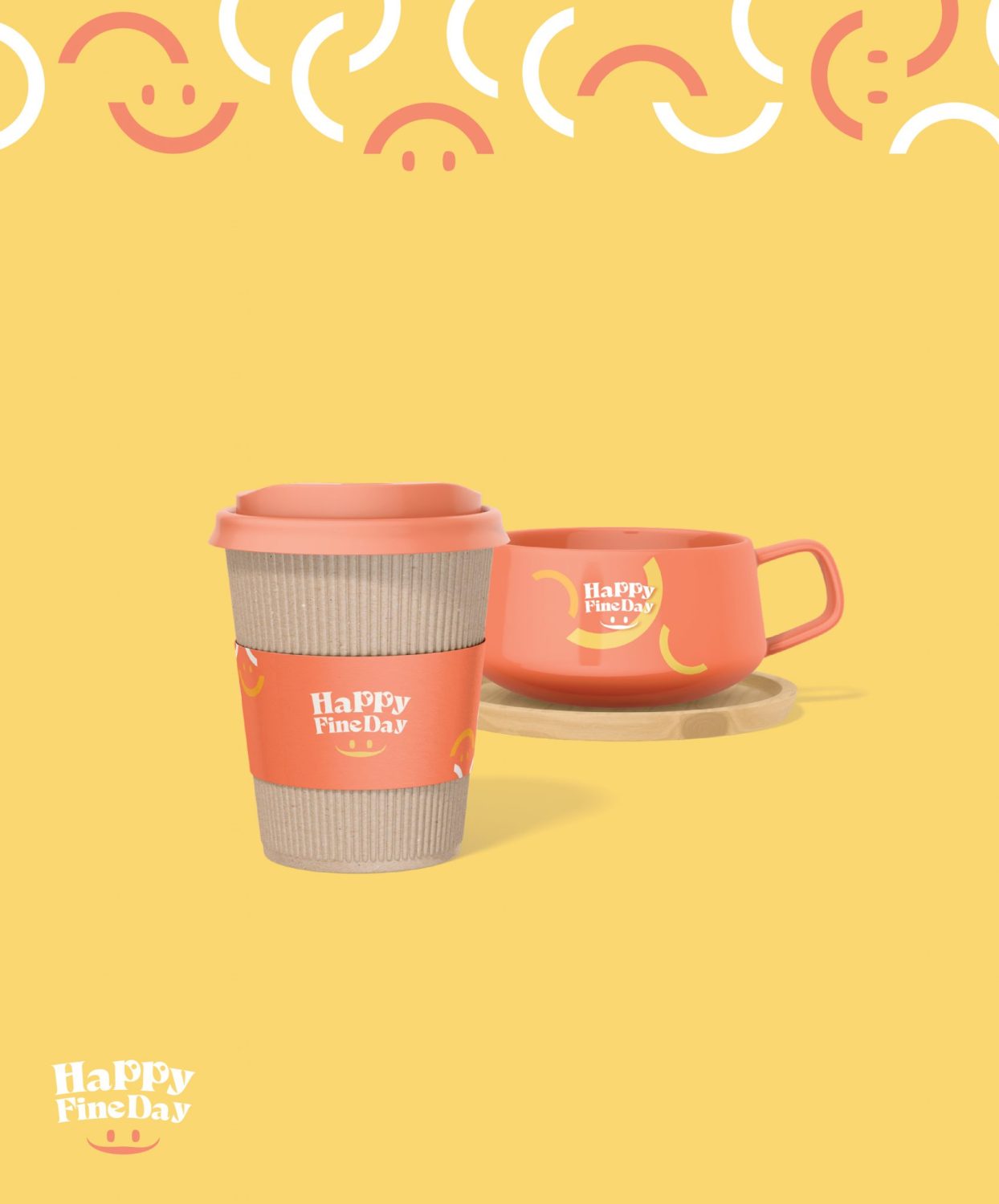 ตัวอย่าง ออกแบบแบรนด์แบบมีกลยุทธ์ CORPORATE IDENTITY & BRANDING CONCEPT DESIGN HAPPY FINEDAY — ภาพผลงาน 26