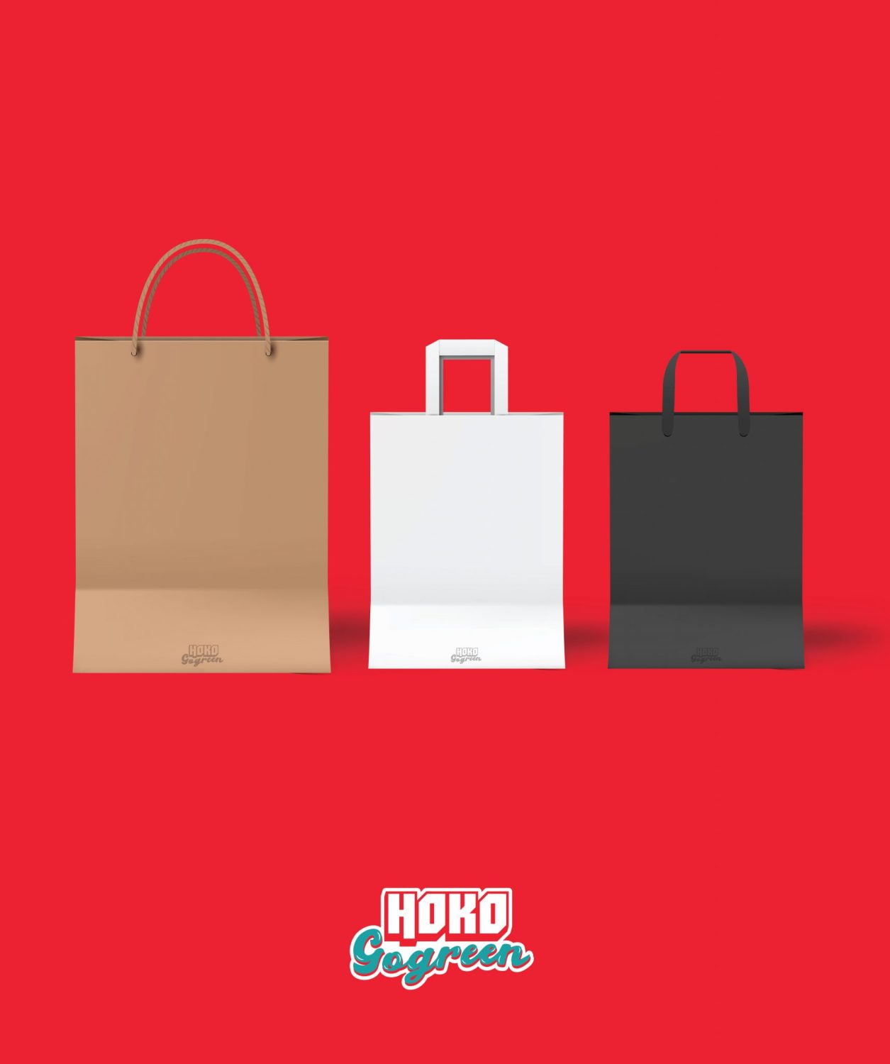 ตัวอย่าง ออกแบบแบรนด์แบบมีกลยุทธ์ CORPORATE IDENTITY & BRANDING CONCEPT DESIGN HOKO GOGREEN — project image 26
