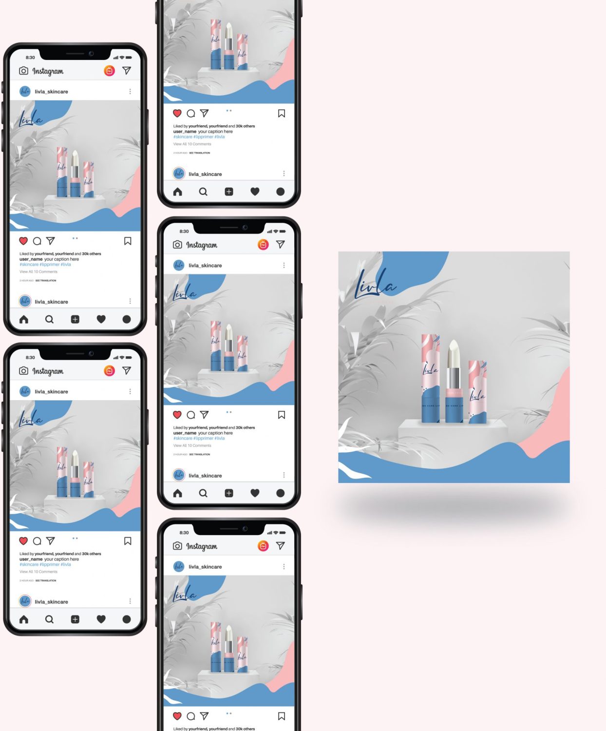 ตัวอย่าง ออกแบบแบรนด์แบบมีกลยุทธ์ CORPORATE IDENTITY & BRANDING CONCEPT DESIGN LIV LA — project image 20