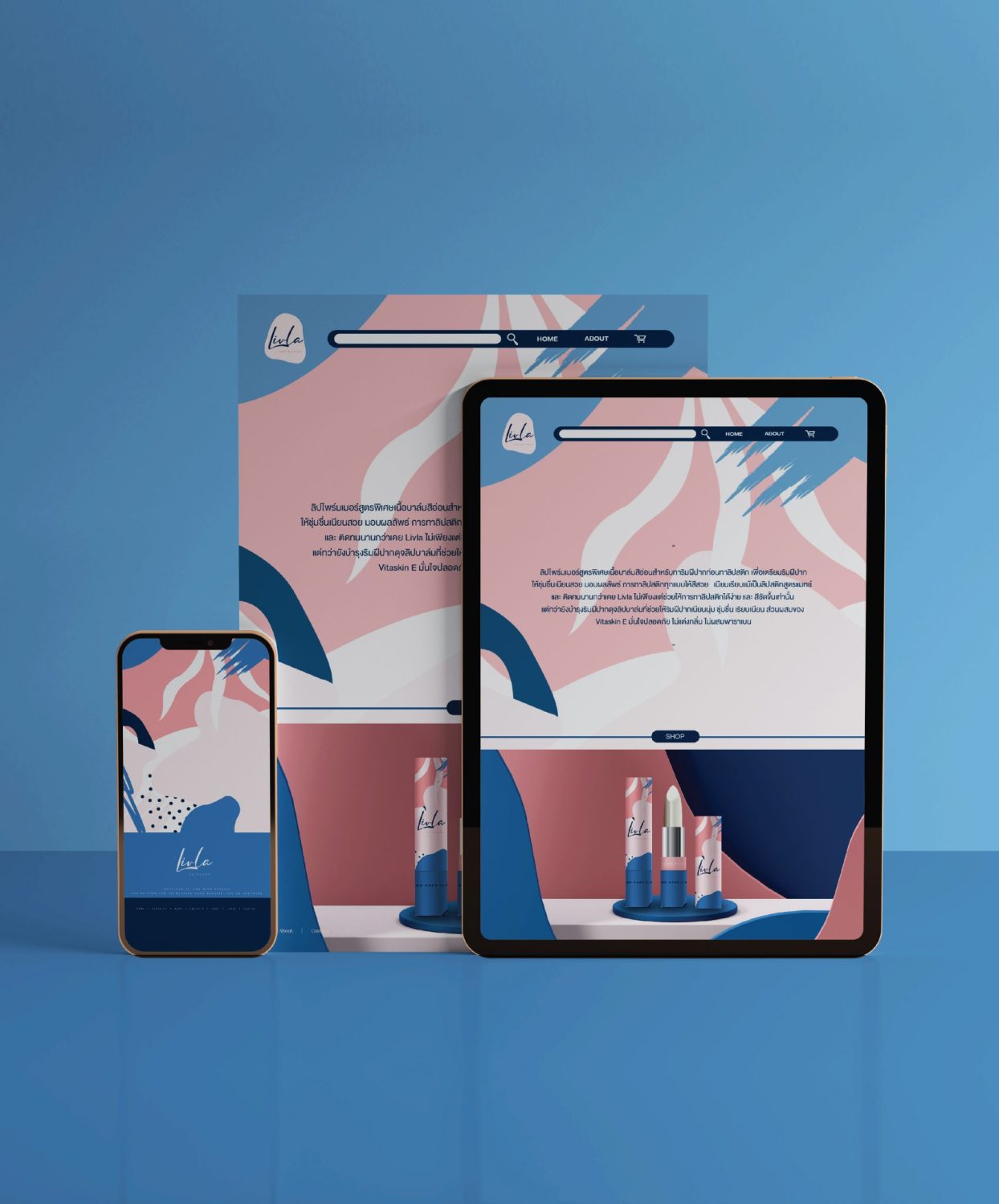 ตัวอย่าง ออกแบบแบรนด์แบบมีกลยุทธ์ CORPORATE IDENTITY & BRANDING CONCEPT DESIGN LIV LA — project image 23