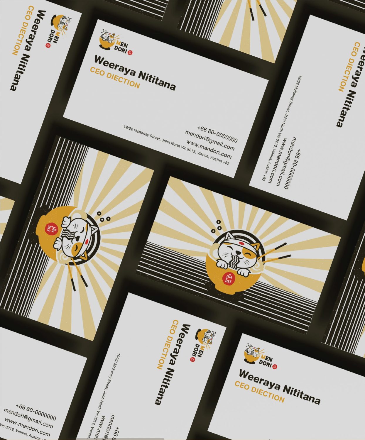 ตัวอย่าง ออกแบบแบรนด์แบบมีกลยุทธ์ CORPORATE IDENTITY & BRANDING CONCEPT DESIGN MENDORI — ภาพผลงาน 18