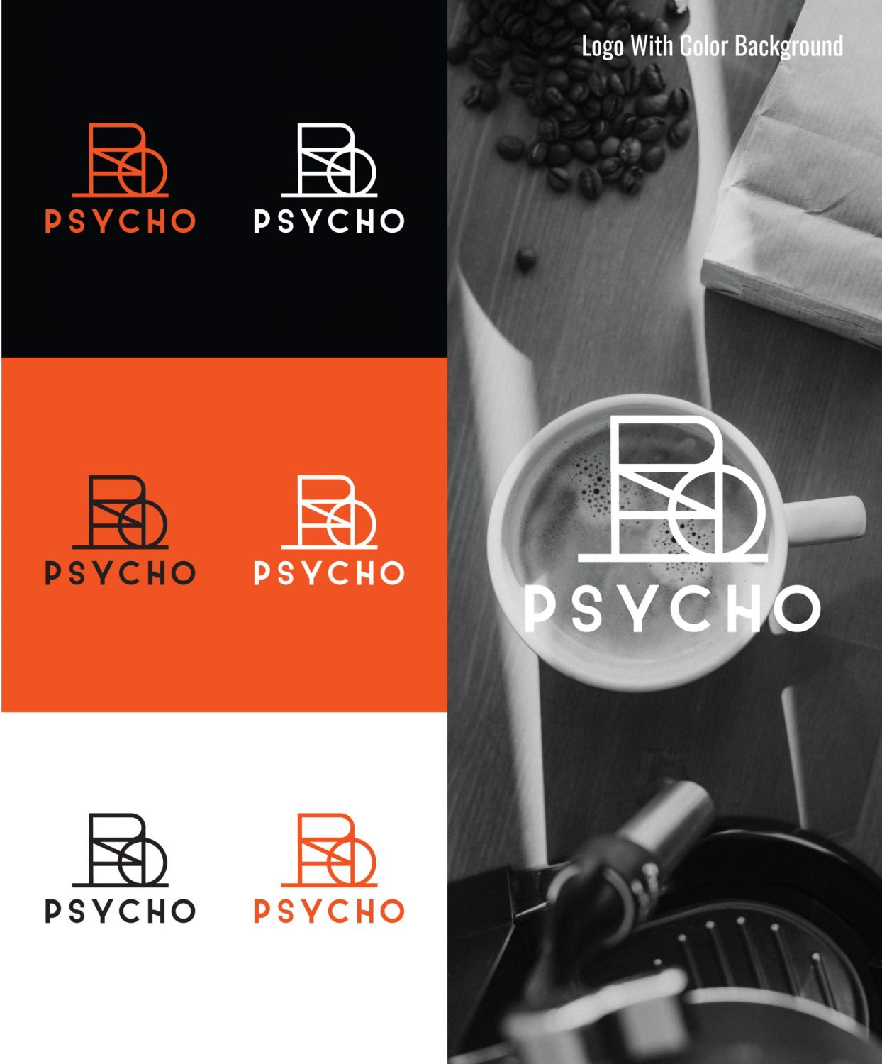ตัวอย่าง ออกแบบแบรนด์แบบมีกลยุทธ์ CORPORATE IDENTITY & BRANDING CONCEPT DESIGN PSYCHO — project image 3