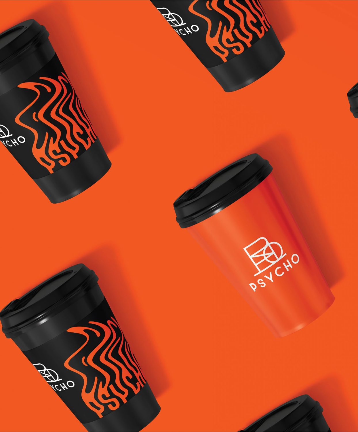 ตัวอย่าง ออกแบบแบรนด์แบบมีกลยุทธ์ CORPORATE IDENTITY & BRANDING CONCEPT DESIGN PSYCHO — project image 23