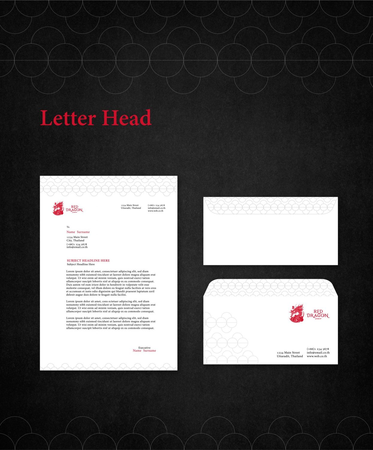 ตัวอย่าง ออกแบบแบรนด์แบบมีกลยุทธ์ CORPORATE IDENTITY & BRANDING CONCEPT DESIGN RED DRAGON — ภาพผลงาน 14