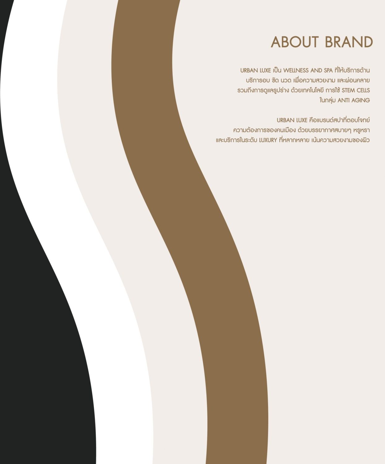 ตัวอย่าง ออกแบบแบรนด์แบบมีกลยุทธ์ CORPORATE IDENTITY & BRANDING CONCEPT DESIGN URBAN LUXE — project image 3