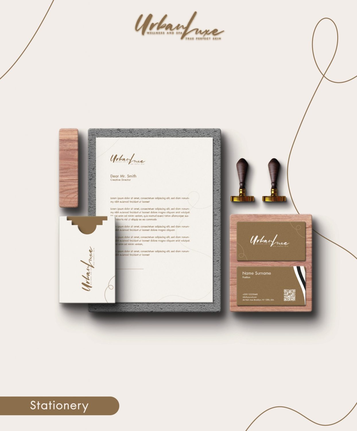 ตัวอย่าง ออกแบบแบรนด์แบบมีกลยุทธ์ CORPORATE IDENTITY & BRANDING CONCEPT DESIGN URBAN LUXE — project image 26