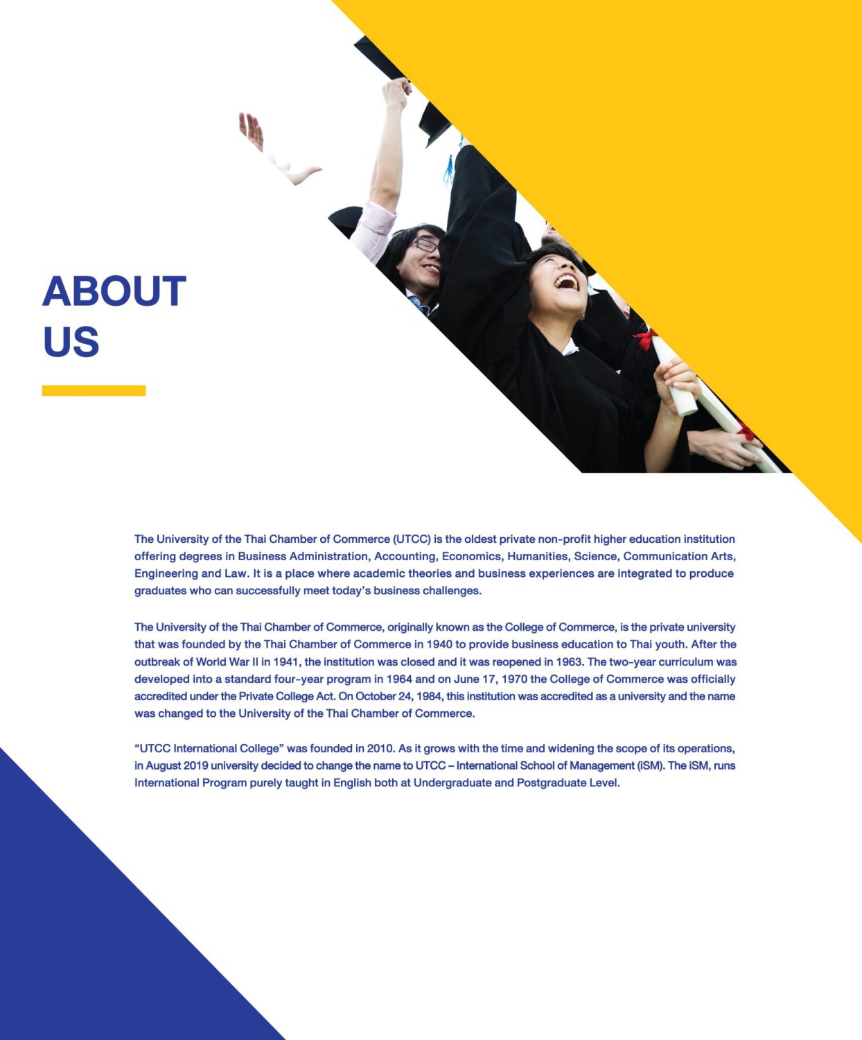 ตัวอย่าง ออกแบบแบรนด์แบบมีกลยุทธ์ CORPORATE IDENTITY & BRANDING CONCEPT DESIGN UTCC — ภาพผลงาน 3