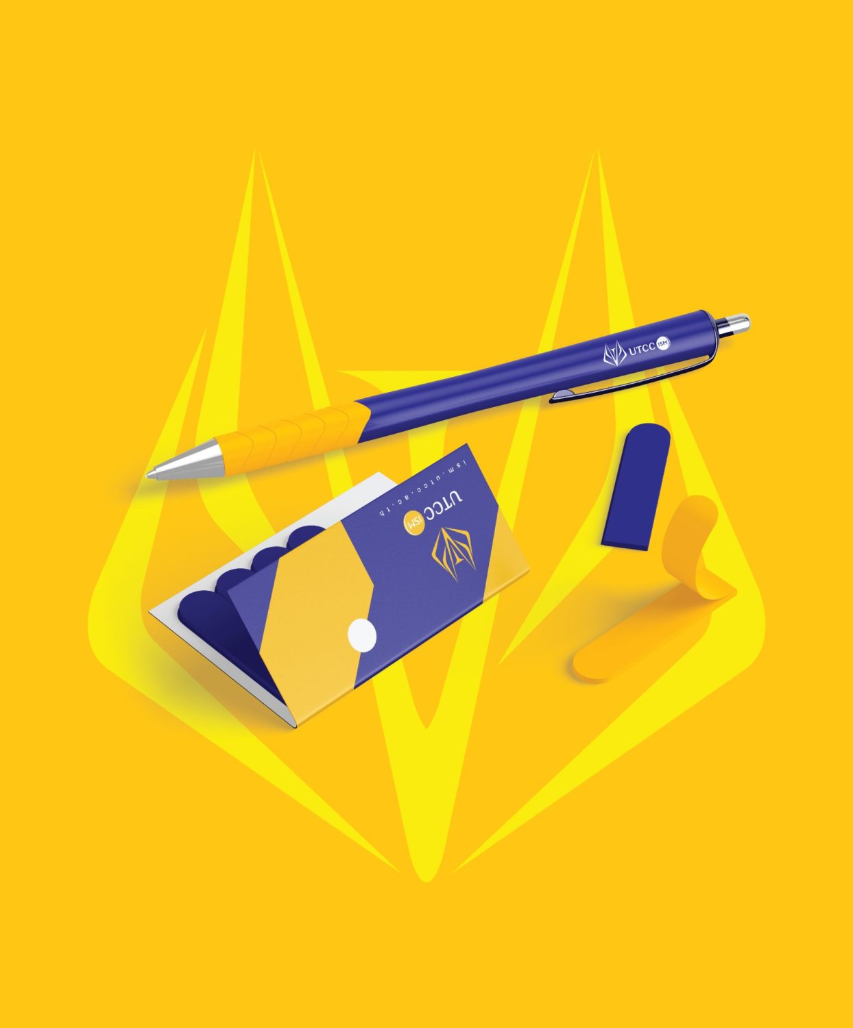 ตัวอย่าง ออกแบบแบรนด์แบบมีกลยุทธ์ CORPORATE IDENTITY & BRANDING CONCEPT DESIGN UTCC — ภาพผลงาน 23