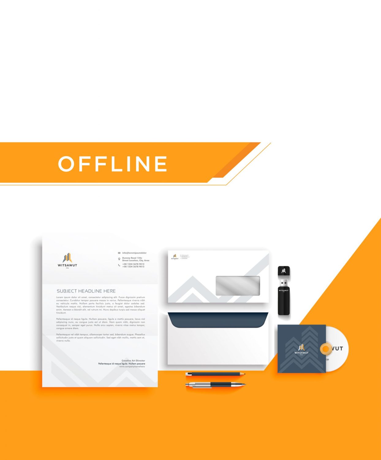 ตัวอย่าง ออกแบบแบรนด์แบบมีกลยุทธ์ CORPORATE IDENTITY & BRANDING CONCEPT DESIGN WITSAWUT — ภาพผลงาน 16