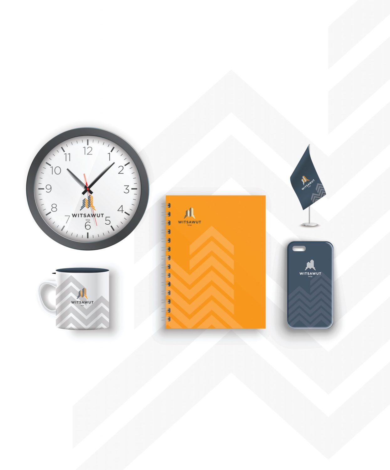 ตัวอย่าง ออกแบบแบรนด์แบบมีกลยุทธ์ CORPORATE IDENTITY & BRANDING CONCEPT DESIGN WITSAWUT — ภาพผลงาน 17