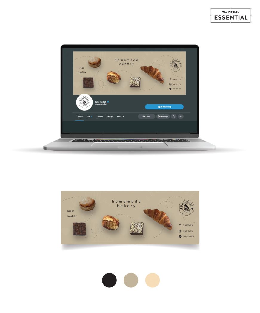 ผลงานออกแบบแบรนด์ Logo Fb Cover โดย The Design Essential – ภาพที่ 2