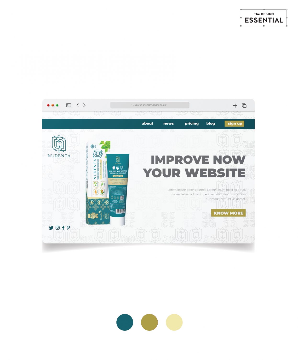 NUDENTA WEB TEMPLATE