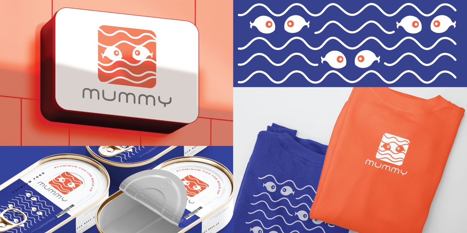 ตัวอย่างงานออกแบบโลโก้ร้านอาหารซีฟู้ด LOGO SEAFOOD — ภาพผลงาน 2