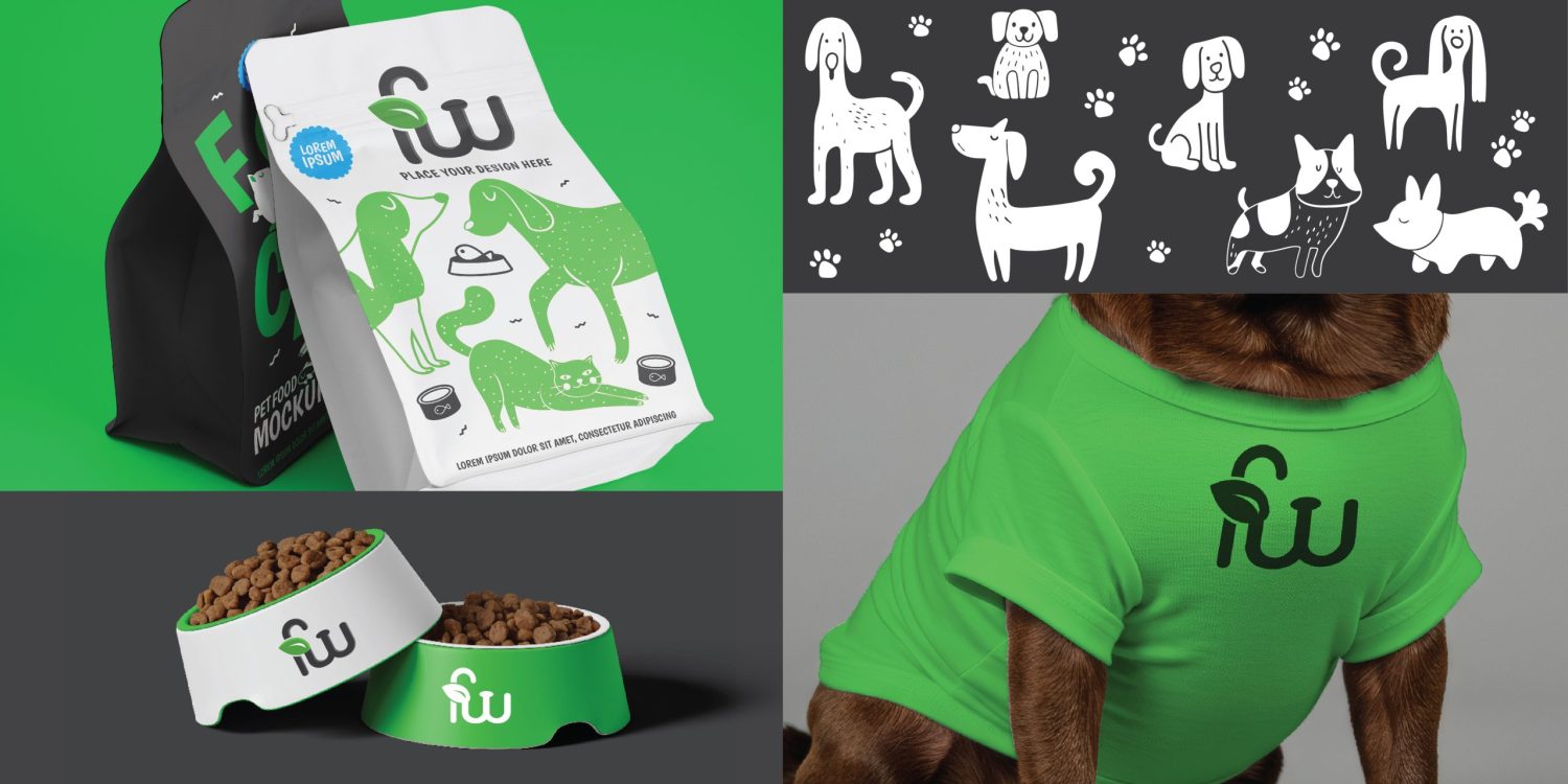 ตัวอย่างงานออกแบบโลโก้สินค้าอาหารสัตว์  LOGO PET FOOD — ภาพผลงาน 5