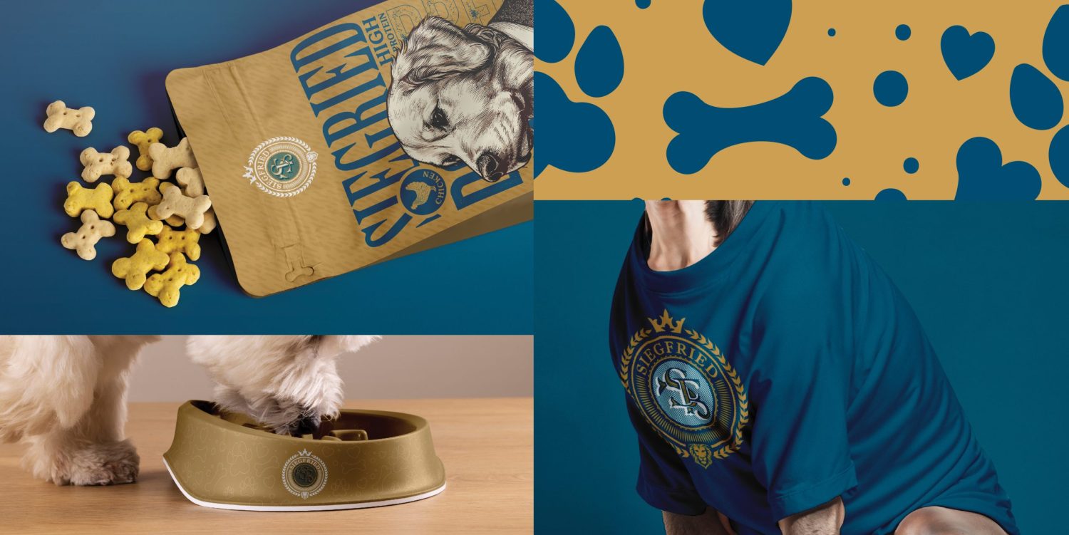 ตัวอย่างงานออกแบบโลโก้สินค้าอาหารสัตว์  LOGO PET FOOD — ภาพผลงาน 4