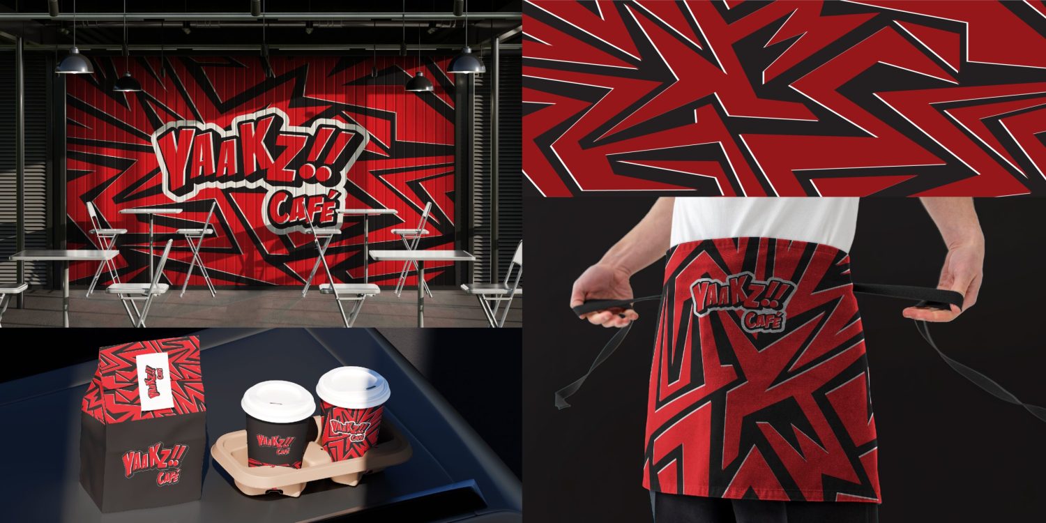 ตัวอย่างการออกแบบโลโก้ร้านอาหาร  LOGO CAFE — project image 5