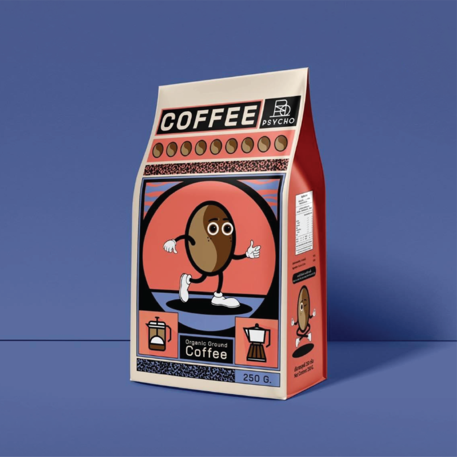 ตัวอย่างออกแบบแพคเกจจิ้งอย่างมืออาชืพ PROFESSIONAL COFFEE & TEA  PACKAGING — project image 1